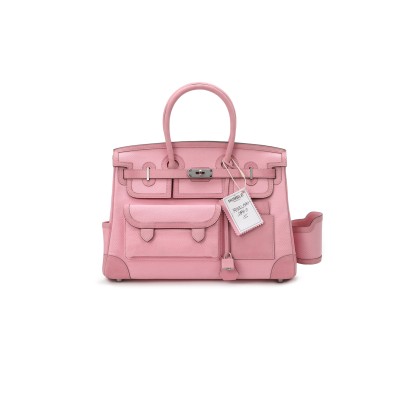 HERMÈS MASTER TRAVEL BAG CARGO 35 PINK 360784 (25*20*13cm)